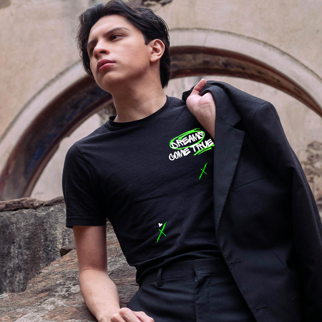 Dream Come True - Classic Canvas Black Tee